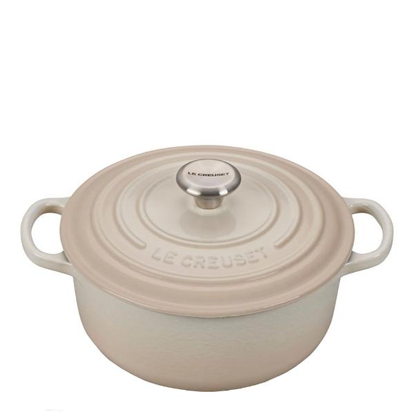 Le Creuset  Signature Gjutjärn rund 24 cm 4,2 L Meringue