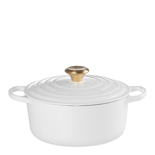 Le Creuset  Signature Gjutjärn rund 24 cm 4,2 L White