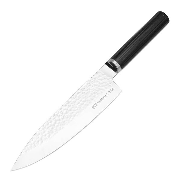 Vargen & Thor Glima kockkniv 20 cm stål/svart