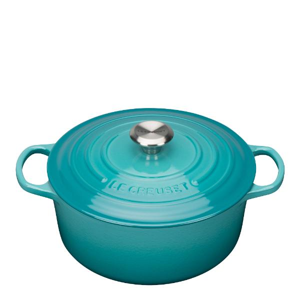 Le Creuset  Signature Gjutjärn rund 26 cm 5,3 L Caribbean