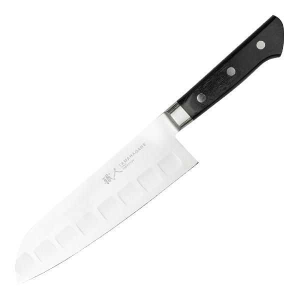 Tamahagane  Shokunin Santokukniv olivslipad 17,5 cm