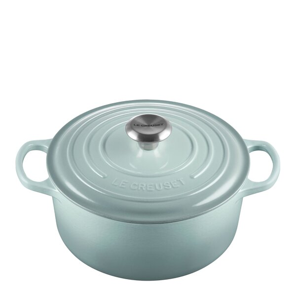 Le Creuset  Signature Gjutjärn rund 24 cm 4,2 L Sea Salt