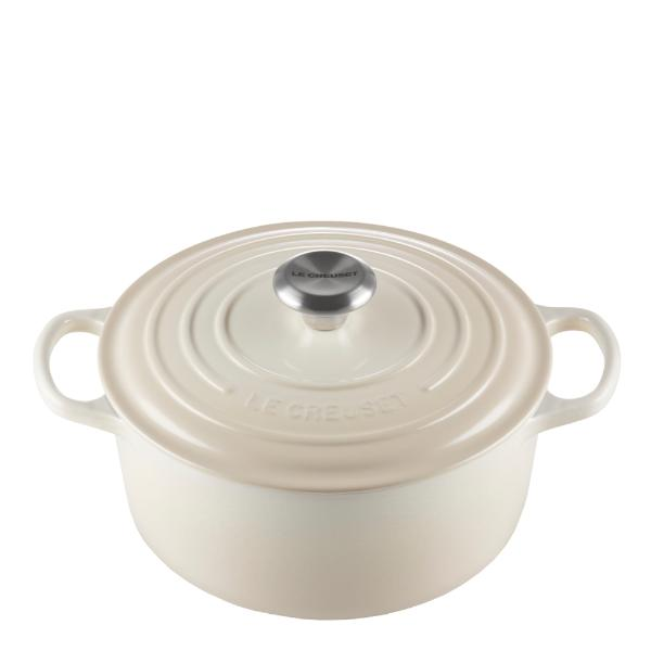 Le Creuset  Signature Gjutjärn rund 26 cm 5,3 L Meringue