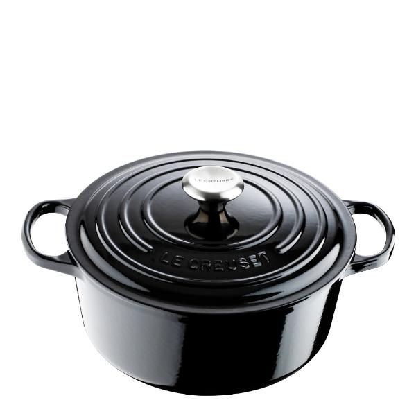Le Creuset  Signature Gjutjärn rund 26 cm 5,3 L Black Blank