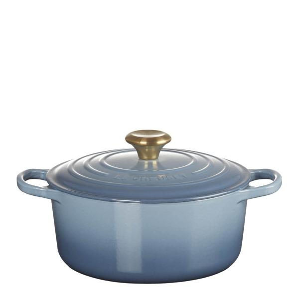 Le Creuset  Signature Gjutjärn rund 24 cm 4,2 L Chambray