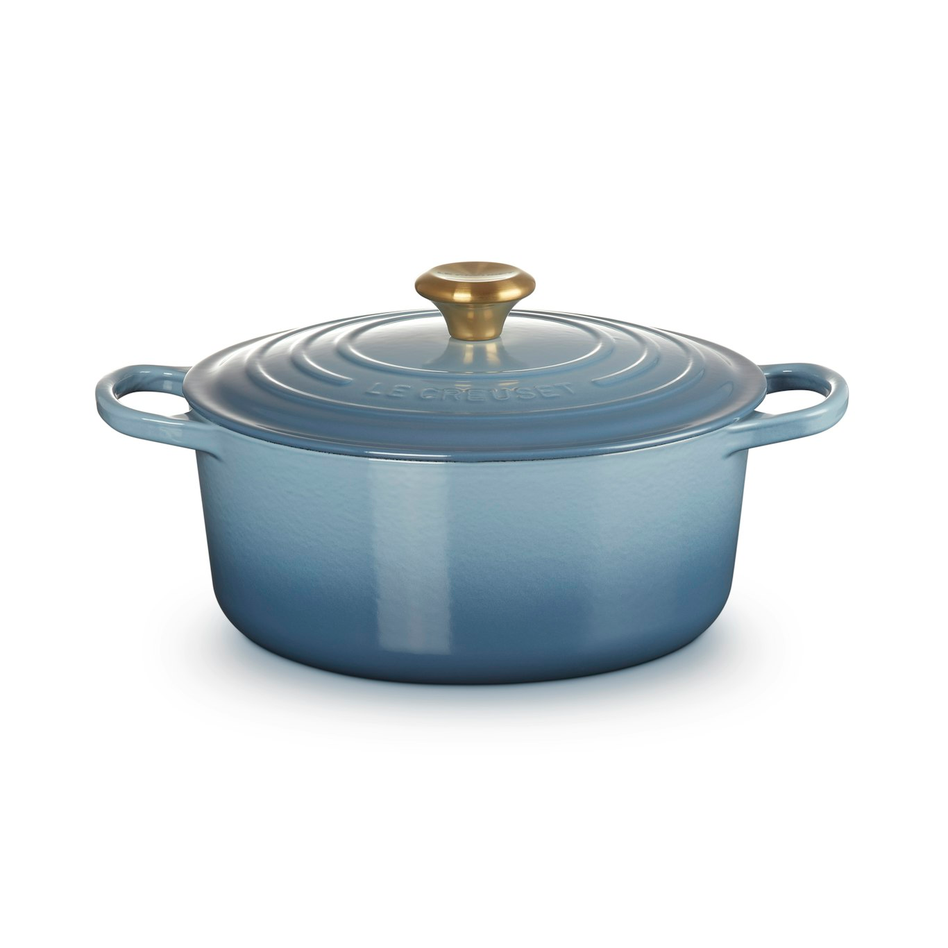 Le Creuset Signature Gjutjärn rund Gryta 26cm Chambray 5,3L