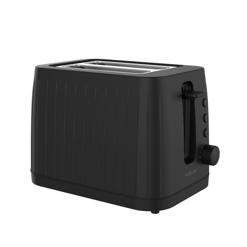 Sabor Select Brödrost 2 skivor svart/blank