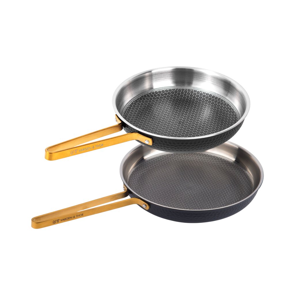 Vargen & Thor Arvet.duo Modell XB & Modell XB JR Stekpanna  2 delar 28 & 22cm