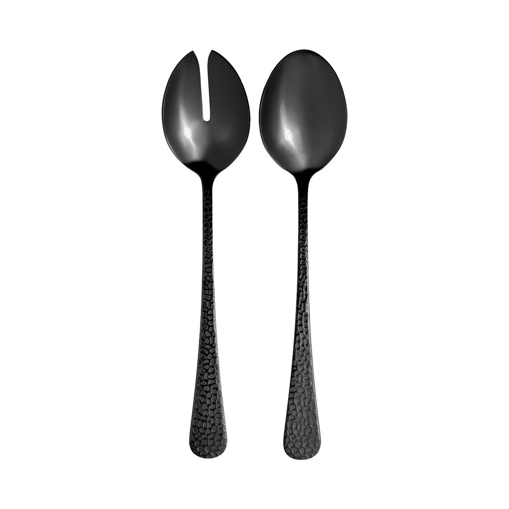Vargen & Thor Frost Onyx Salladsbestick 2 delar